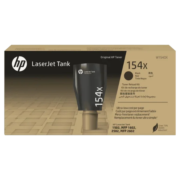 kit recarga tóner HP 154X negro - LaserJet Tanque 1604/2606 - Santiago